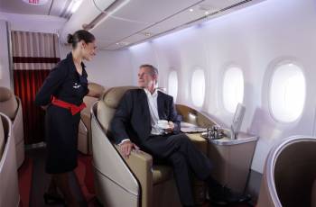 Air France: First Class Sitz