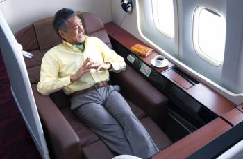 Japan Airlines: Detailansicht der neuen JAL First Class Suite
